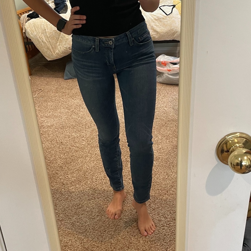 Skinny Blue Jeans